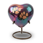 Odyssey Pet Paw Heart Keepsake - Raku