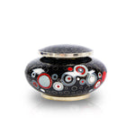 Opulence Onyx Geometric Cloisonne Keepsake Urn