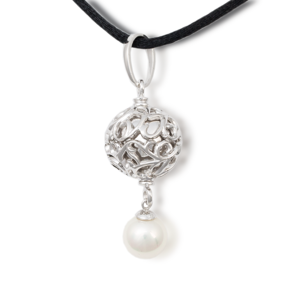 Pearl cremation necklace deals