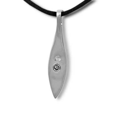 Diamond Drop Cremation Pendant