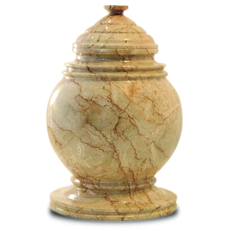 Cameo Marble Cremation Urn