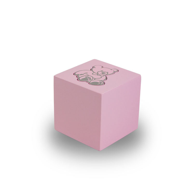 Baby Pink Teddy Bear Infant Cremation Urn
