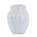 Large Faux Marble Cremation Urn 