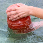 Himalayan Salt Biodegradable Urn, Small Cremation Urn for Water Burial, At Sea, Ocean, Lake, Pond