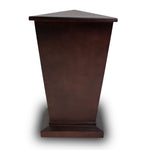 Ruby Mission Style Stained Glass Cremation Urn