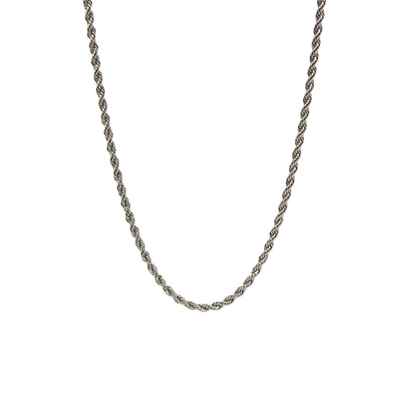 Stainless Steel Rope Chain - 20 Inches