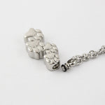 Stainless Steel Cremation Necklace - Paw Prints
