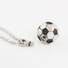 Soccer Ball Cremation Pendant - Stainless Steel