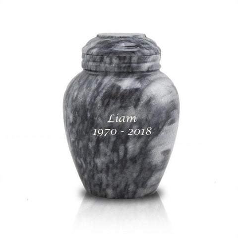 Smoky Canyon Marble Cremation Urn in Small